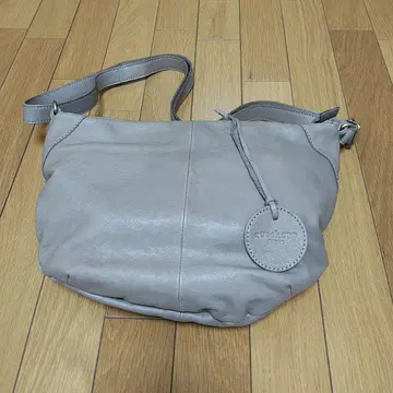 Zucchero Filato 부드러운 가죽 천연 가죽 숄더백 짙은 베이지