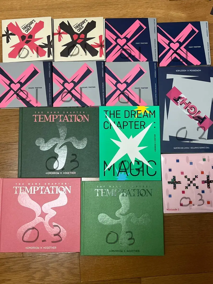 txt unsealed album sell