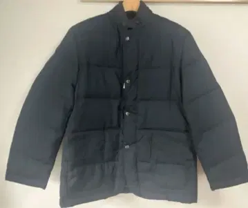 남성용 다운 자켓 L 사이즈 네이비
