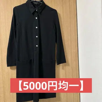 [ 5000엔 균일 ] theory 블랙, 셔츠 원피스 S 사이즈
