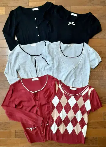 ange LD prime feroux 앙상블 니트 가디건