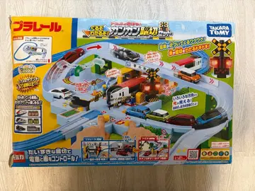 [ 미사용 새상품 ] 프라레일 캉캉 건널목 세트 도로, 신호, 레일