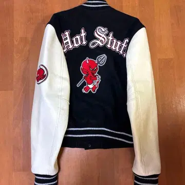 vintage 소가죽 자켓 테드맨 TEDMAN 바시티 자켓