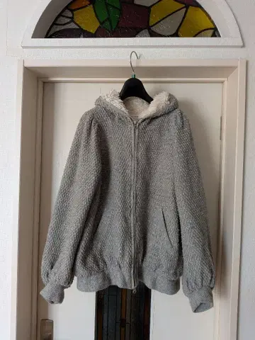 TSUMORI CHISATO 후드 부착 블루종