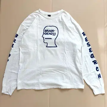 BRAIN DEAD 양면 프린트 롱 T