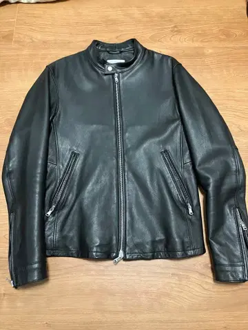 BEAUTY&YOUTH 싱글 라이더 자켓 S 양가죽