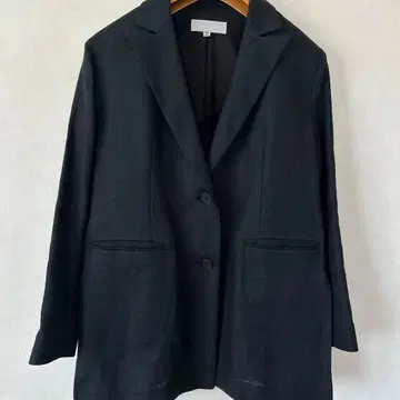 [ 새상품급 ] Audrey and john Wad 블랙 린넨 자켓