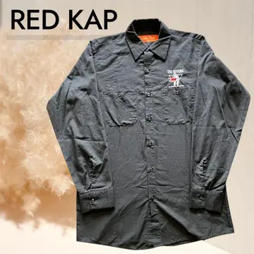 RED KAP 워크 셔츠 블랙 TEAM WELD