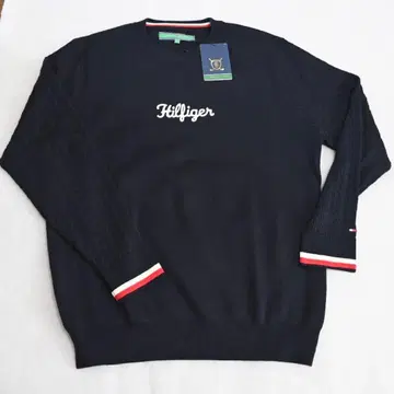 타미힐피거 네이비 스웨터 LL