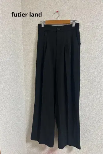 futier land 하이웨스트 투 턱 슬랙스