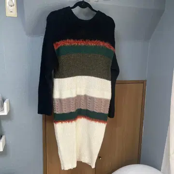 AMERI 니트 원피스 긴팔