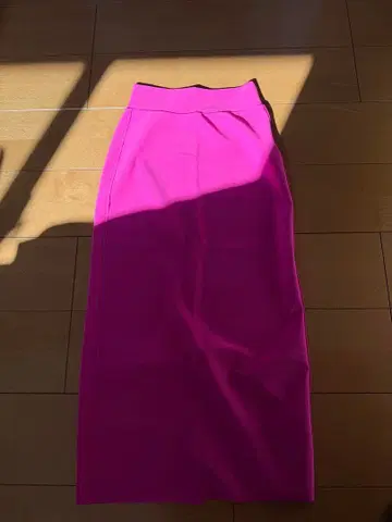 Narcissus 타이트 스커트 롱 pink