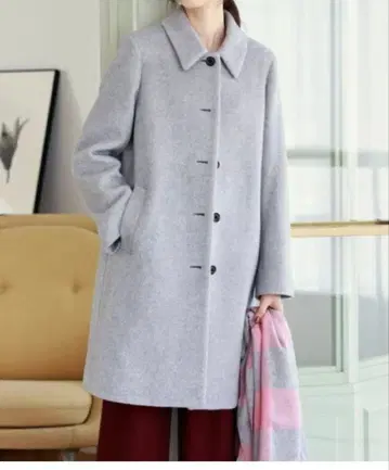 매킨토시 철학 울 비버 코트 그레이 36