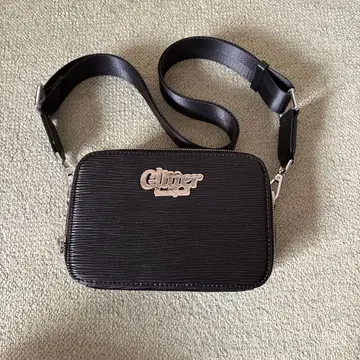 Glitter 숄더백 블랙