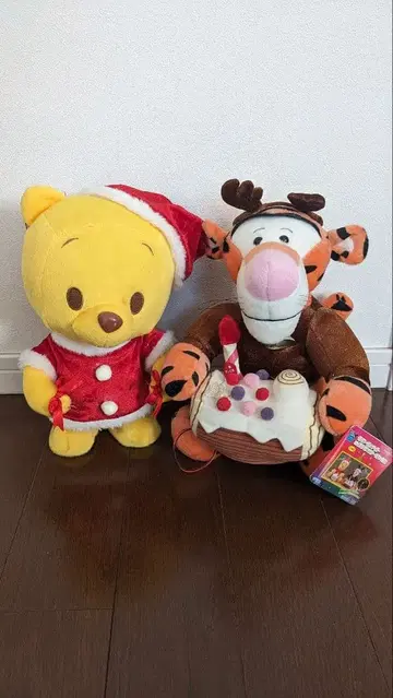 곰돌이 푸 산타 의류 티거 전동 봉제 인형