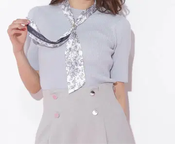 주이 패턴 스카프 니트 JILL BY JILLSTUART