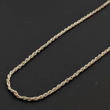 빈티지 이탈리아 실버 925 로프 체인 목걸이 5.1g