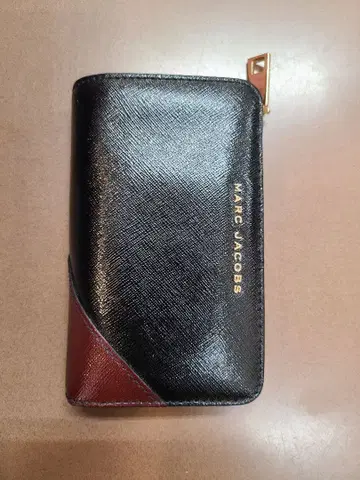 MARCJACOBS L자 지퍼 바이컬러 접이식 지갑