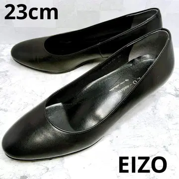 EIZO 블랙 펌프스 23cm 와이즈 D 라운드토 취업활동 관혼상제.