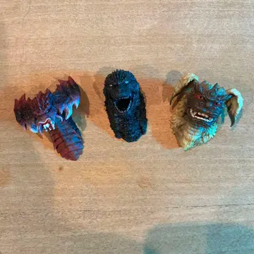 제일복권 고질라 몬스터 헤드 마그넷 세트