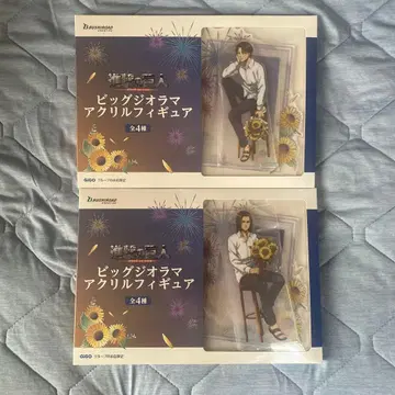 GIGO 한정판 진격의 거인 빅 디오라마 아크릴 피규어 리바이 엘렌