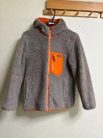 파타고니아 보이즈 리버서블 레이디 후디 키즈 XL 플리스