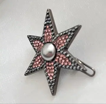 컨디션 최상 [ acca 아카 ] 스타 헤어핀 헤어 액세서리 큐빅