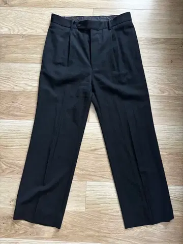 BEAUTY&YOUTH 블랙 와이드 슬랙스