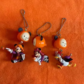 미키 미니 키링 스트랩 할로윈 디즈니