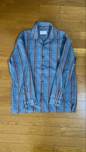 STUDIOUS 긴팔 체크 셔츠