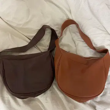 OHOTORO 숄더백 세트 카멜 와인