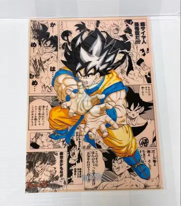 드래곤볼 원화풍 A4 클리어 파일 창간 50주년 기념 점프전