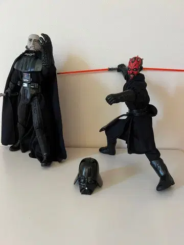 스타 워즈 다스 베이더 & 다스 몰 피규어 세트