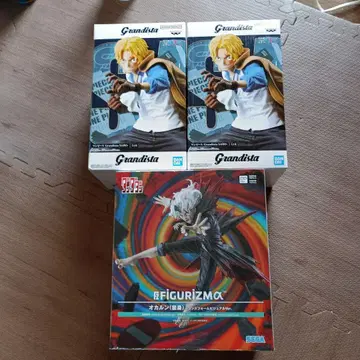 Grandista 루피 피규어와 오컬룬 피규어