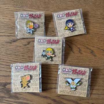 골드 컬러의 갓슈!! 핀 배지 세트