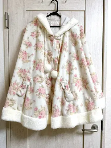 LIZ LISA 플라워 프린트 꽃무늬 판초