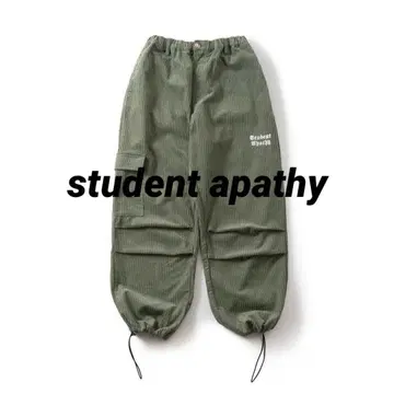 student apathy 코듀로이 카고 팬츠