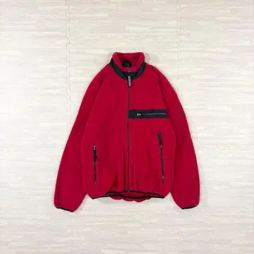 새상품급 시에라 디자인 플리스 자켓 미국제 레드 M 90년대