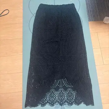 Web 한정판 natural couture 레이스 타이트 스커트