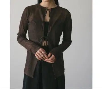 스타일 믹서기 2way 리본 썸머 니트