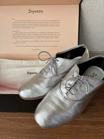 Repetto 실버 플랫슈즈