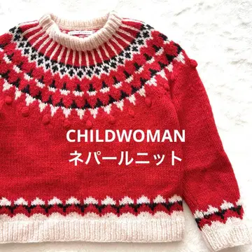 차일드우먼 앙비덱스 네팔 핸드 손뜨개질 니트