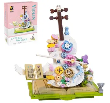 블록 악기 첼로 완구 레고와 호환성