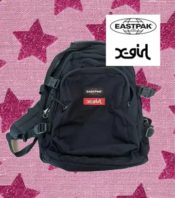 EASTPAK x-girl 콜라보 블랙 백팩