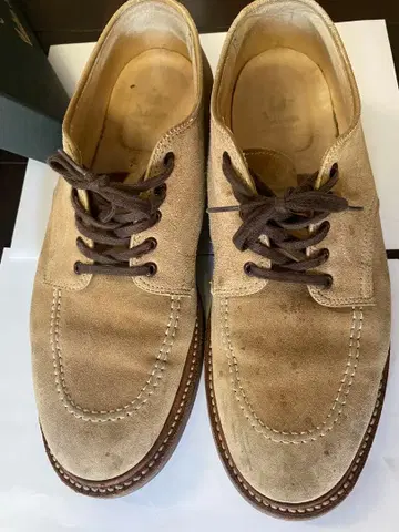 Alden 베이지 스웨이드 신발
