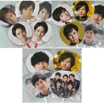 아이돌 부채 아라시 니노미야 카즈나리 집합 14장 세트