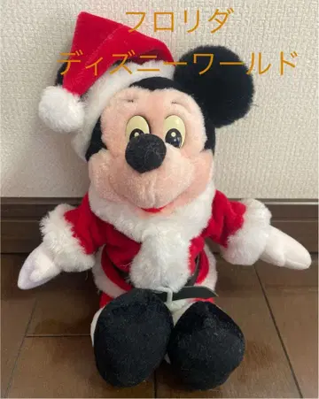디즈니 월드 크리스마스 산타 미키마우스 레트로