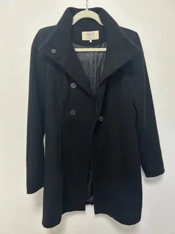 여성용 ZARA 트렌치코트 겨울용 블랙 M