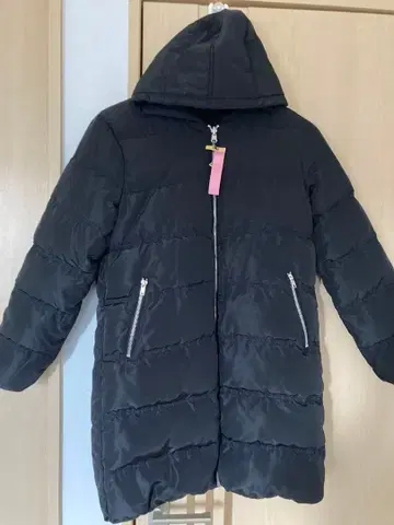 어반 리서치 블랙 다운 자켓 후드 부착 리버서블