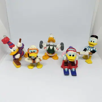 Disney 디즈니 빈티지 도널드 덕 피규어 5체 세트